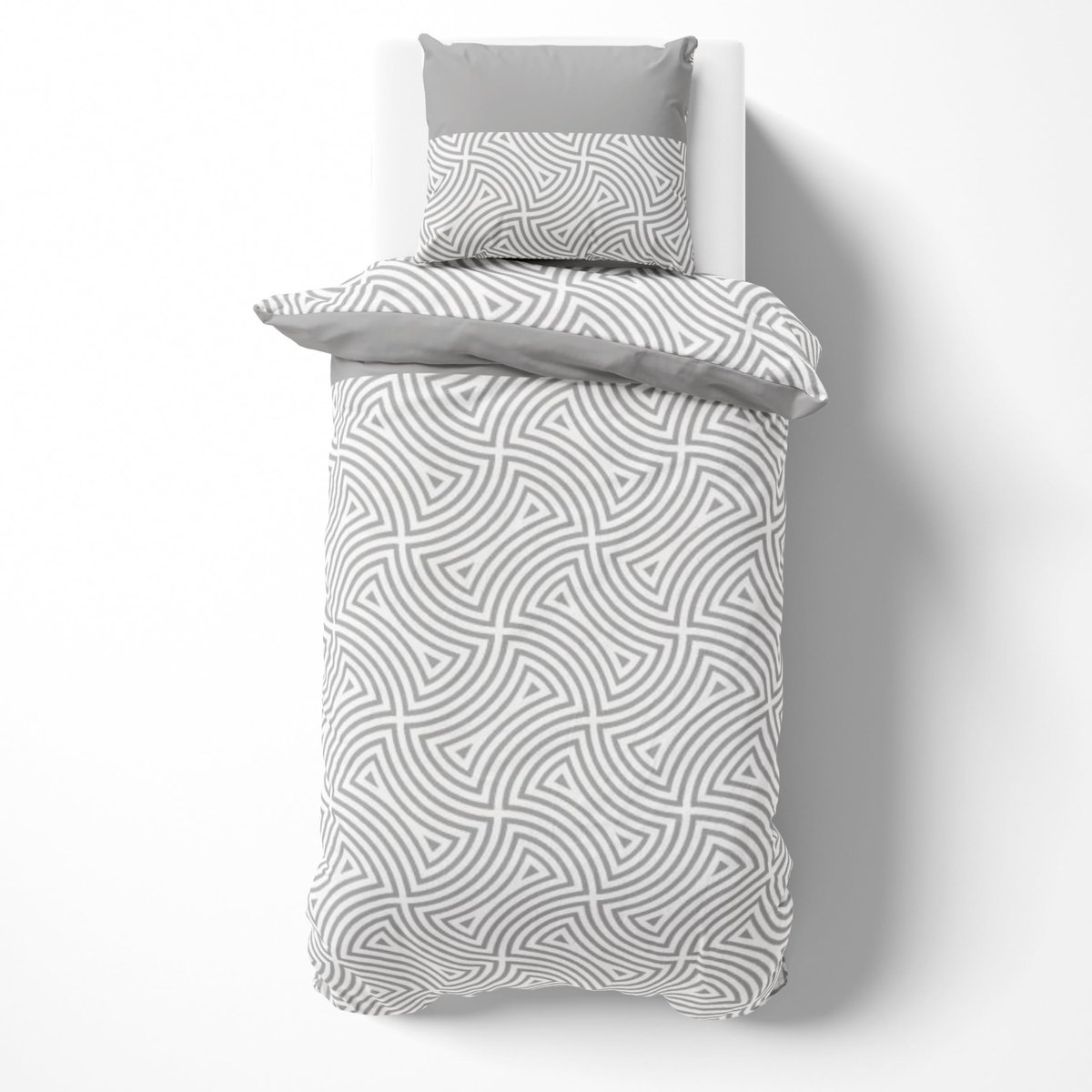 Unyqoos Flanellen beddengoed set met grafisch design voor koude winteravonden Meerkleurig