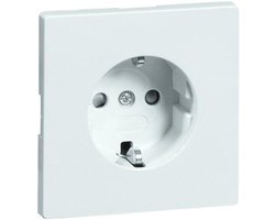 Schuko Stopcontact met Steekklemmen en Verhoogde Berøringsbescherming - Zuiver Wit