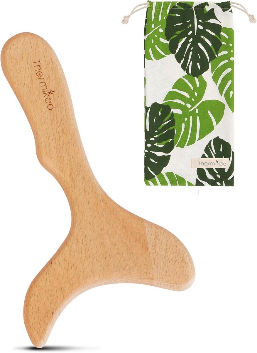 Houten Gua Sha Massage Apparaat voor Maderotherapie en Lymfedrainage