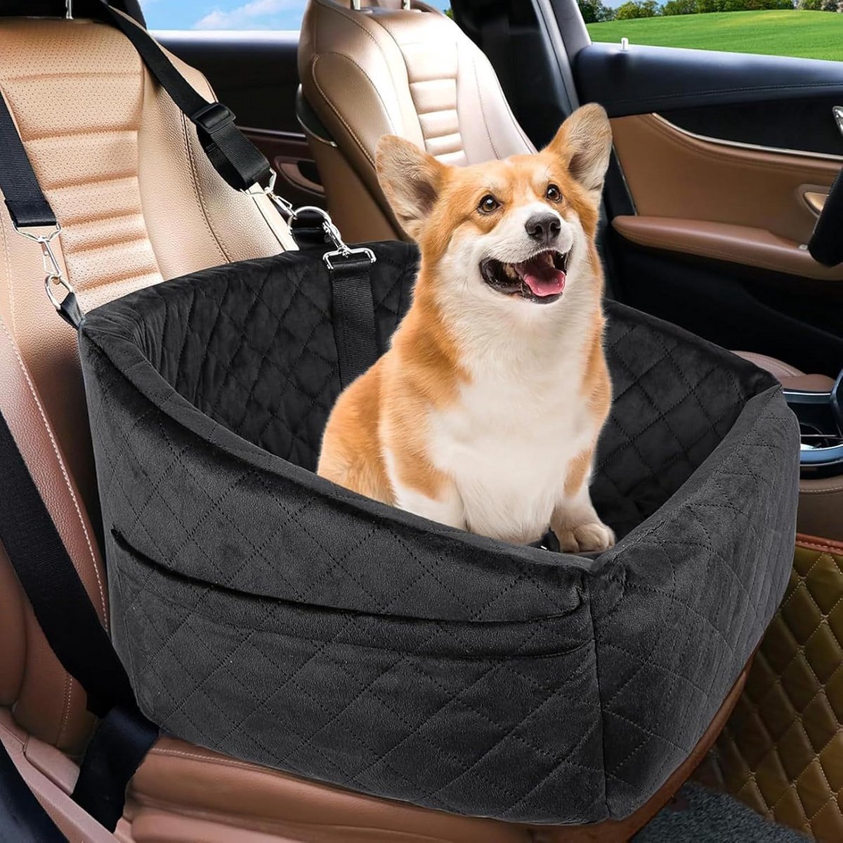 Comfortabele Hondenautostoel voor Kleine en Middelgrote Honden (tot 16kg)