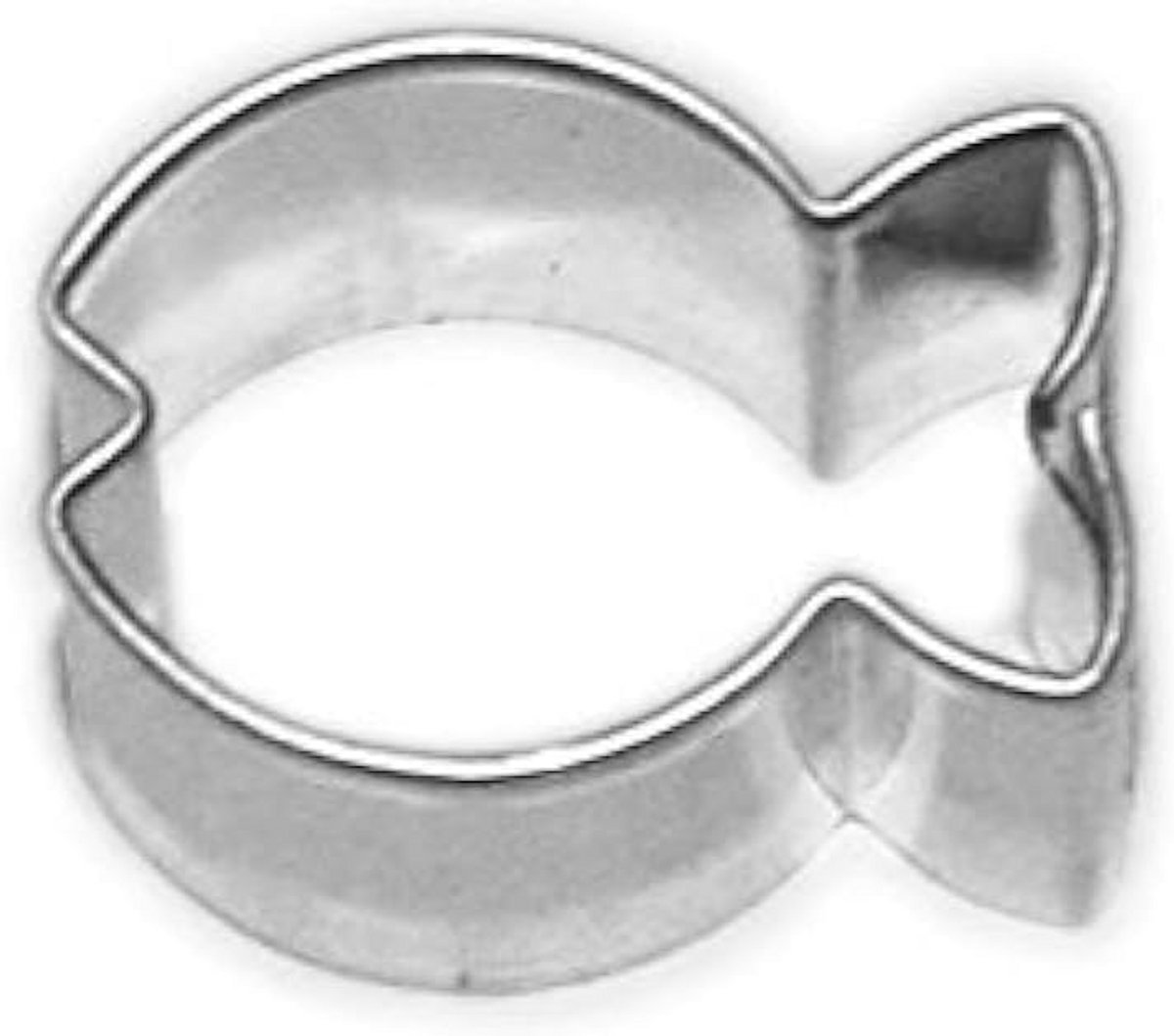 Mini Koekjesvorm Vis - 17mm Vormpje Van Roestvrij Staal