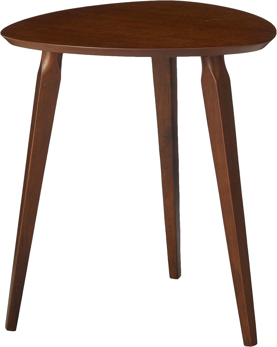Stevige Houten Bijzettafel in Walnoot Kleur