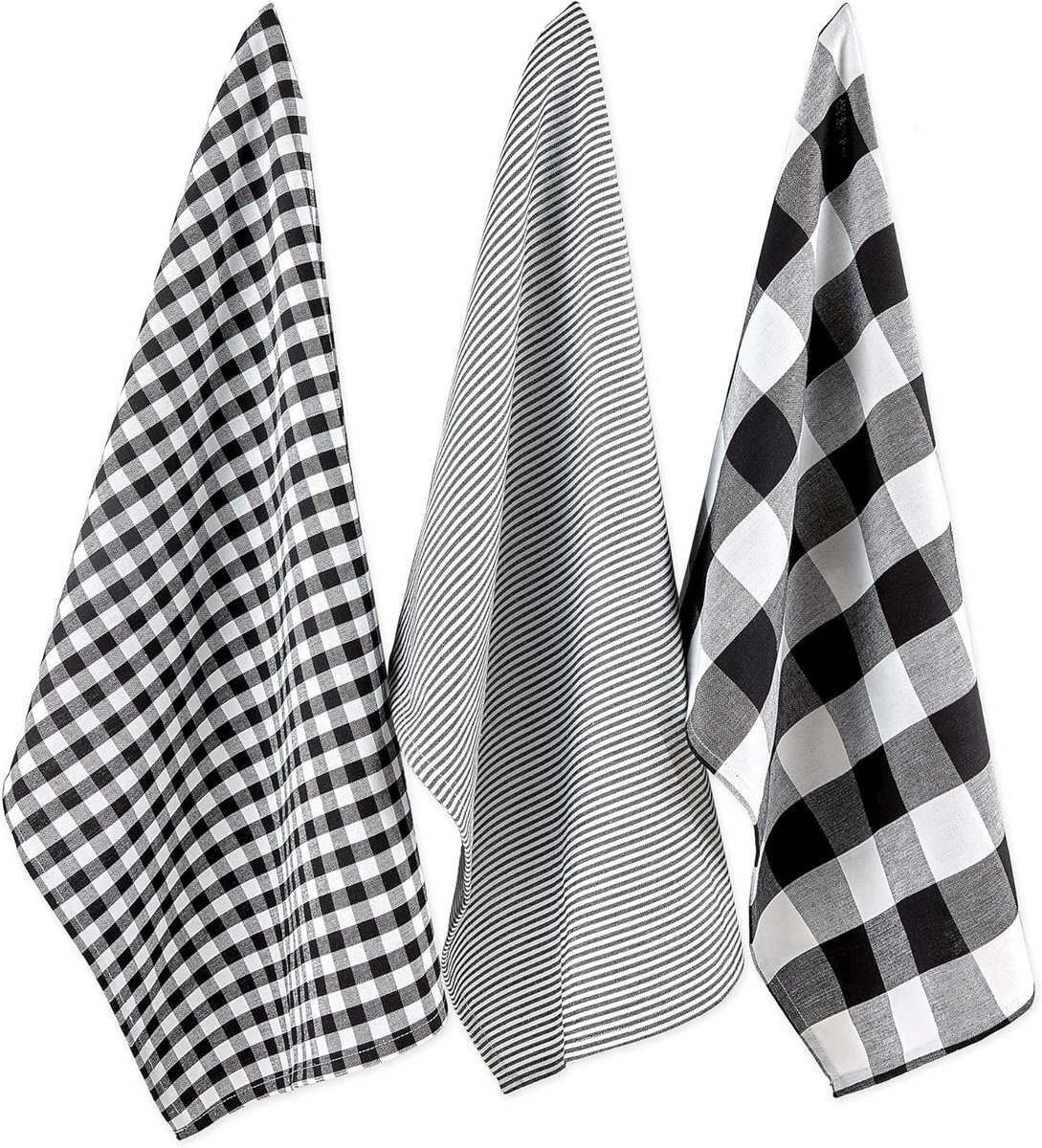 Set Keukendoeken en Vaatdoeken van 100% Katoen - Absorberend en Sneldrogend