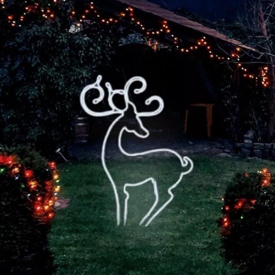 Verlichte Rendieren Kerstmis Tuin Decoraties