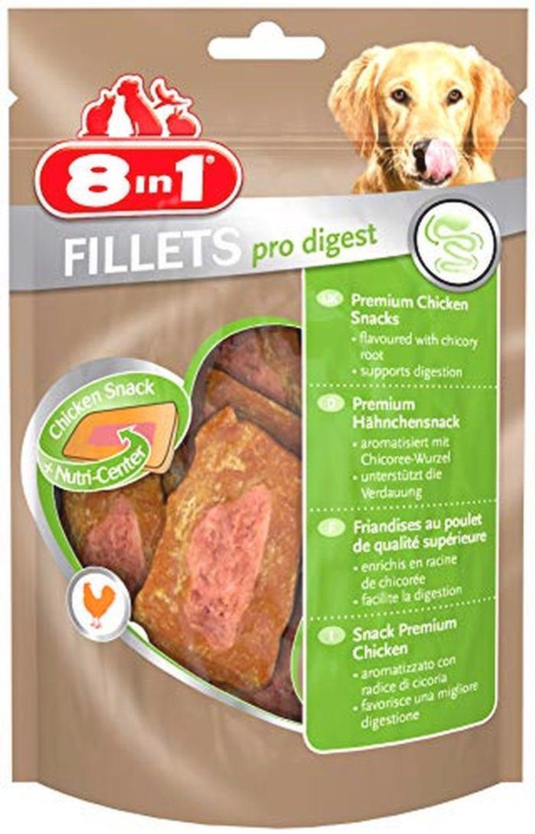 Kippensnack voor Honden met Uniek Nutri-Center - 80g