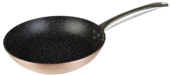 Blaumann 3346 - Antiaanbakpan 24 Cm Met Drievoudige Diamantcoating, Turbo-inductiebodem En Soft Touch Handgreep