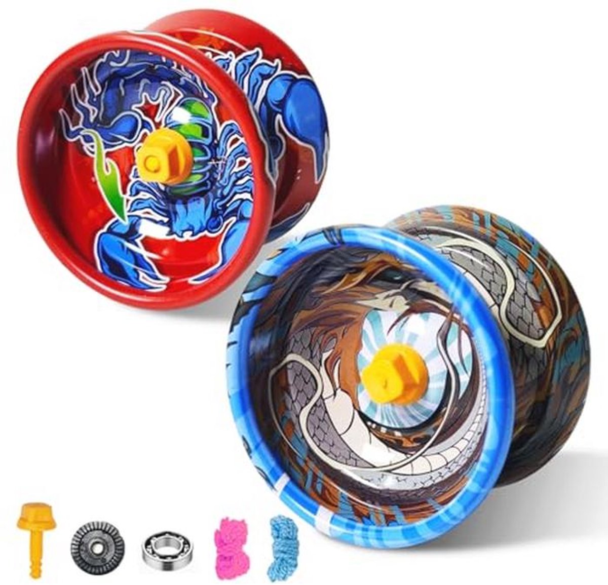 MaNeaz Professionele Yoyo van Aluminiumlegering voor Beginners, Geschikt als Kinderverjaardagscadeau