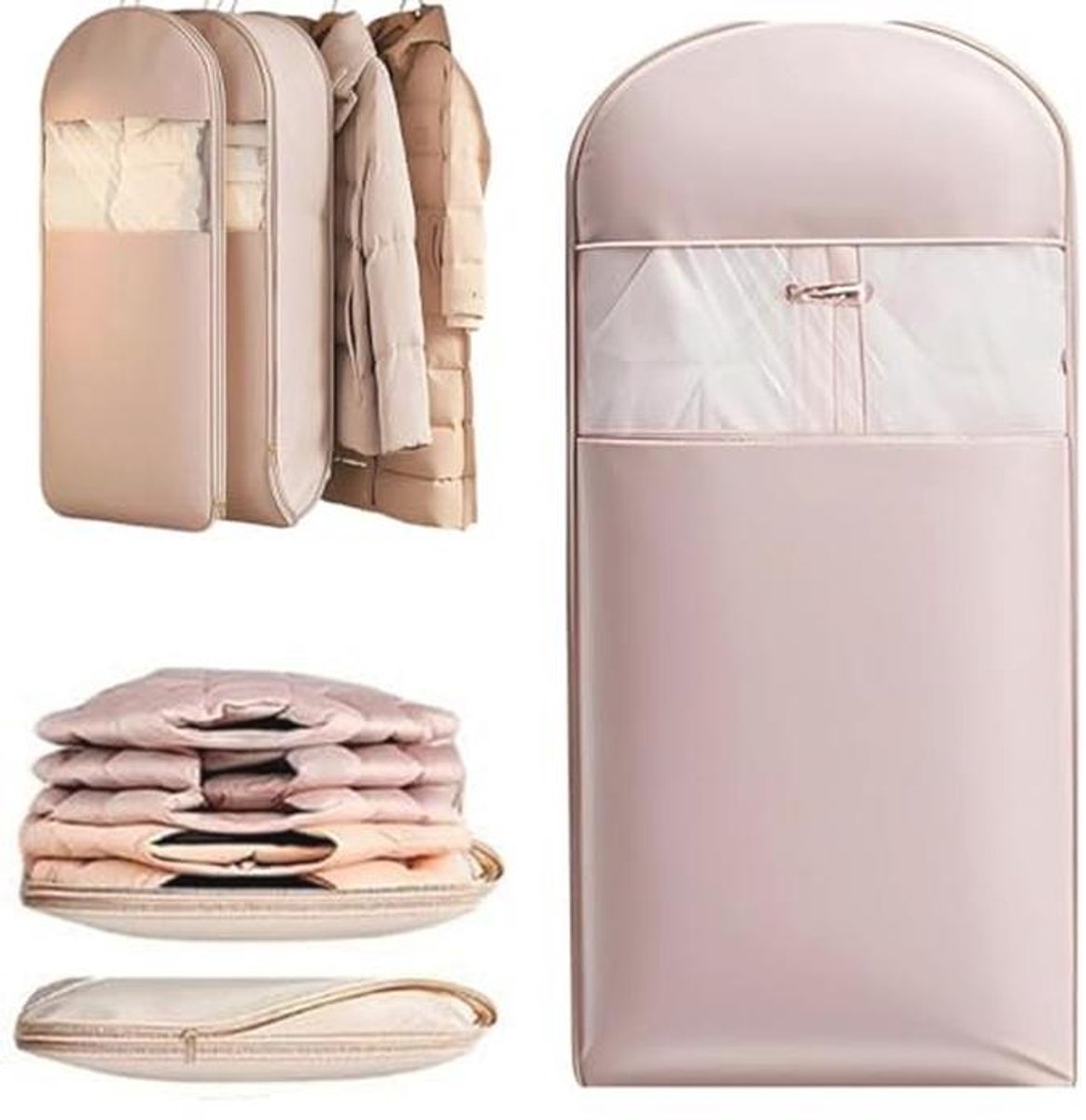 Vacuüm Kledingzakken - Zelfcompressie Organizer voor Kleding en Reizen