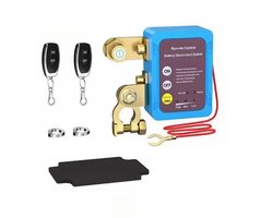 Wireless Remote Battery Disconnect Switch Relay – Magnetic Latching Function – 12V – For Auto, Car, Truck, and Boat