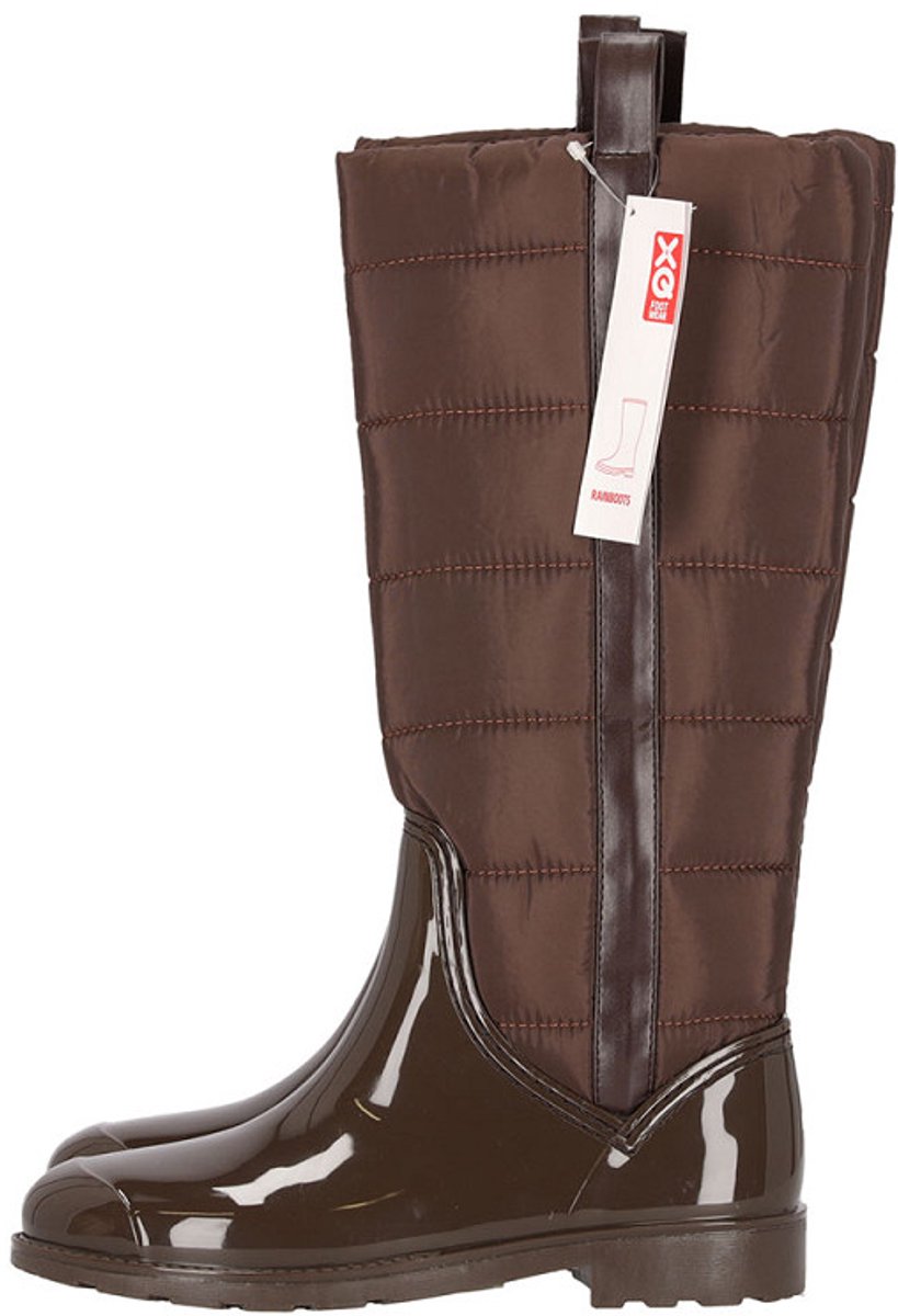 gevoerde Fashion dames regenlaars van XQ 42 Bruin