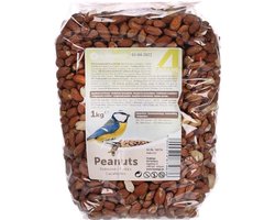 Gepelde pinda's voor wilde vogels – hoogwaardig voer, 1 kg