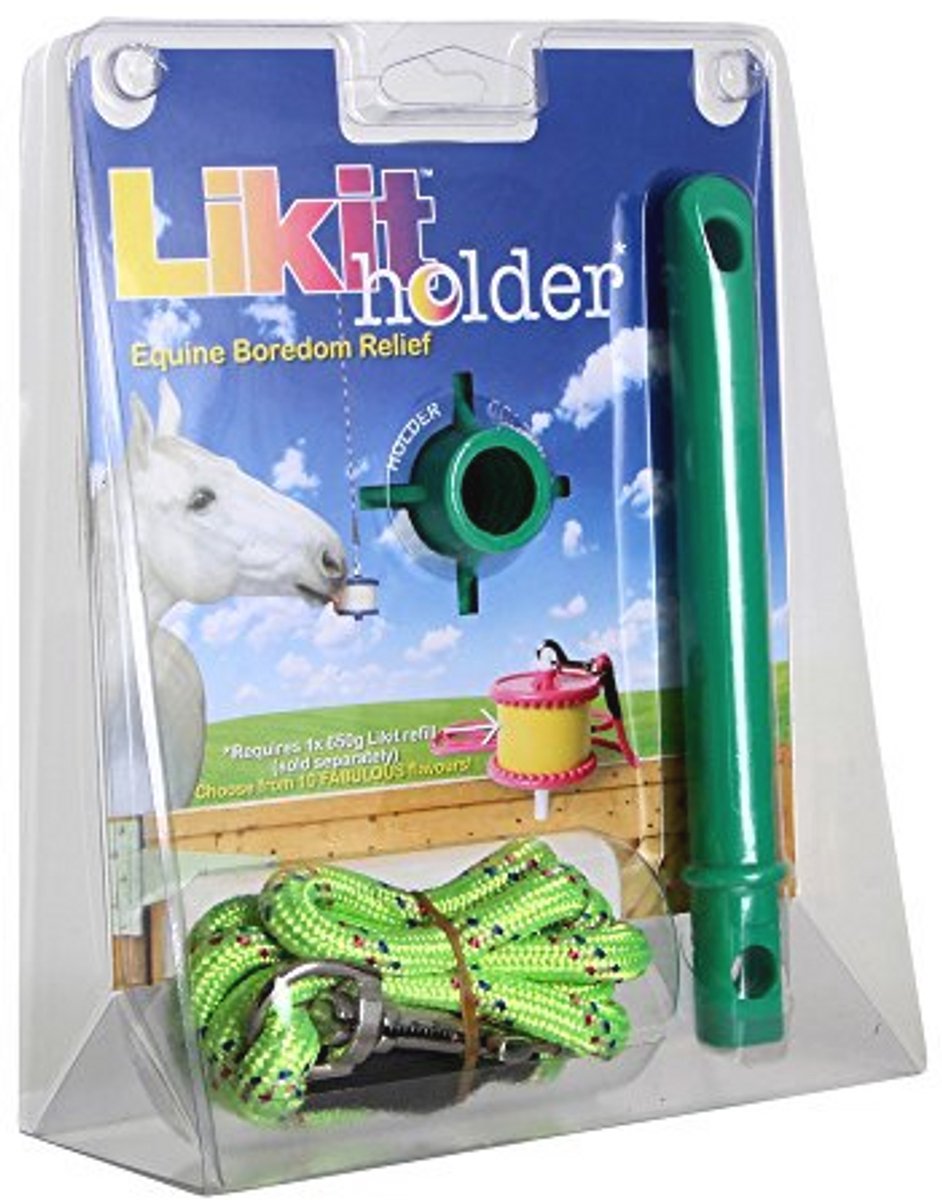 Paardenspellenhouder met kleurrijk nylon touw