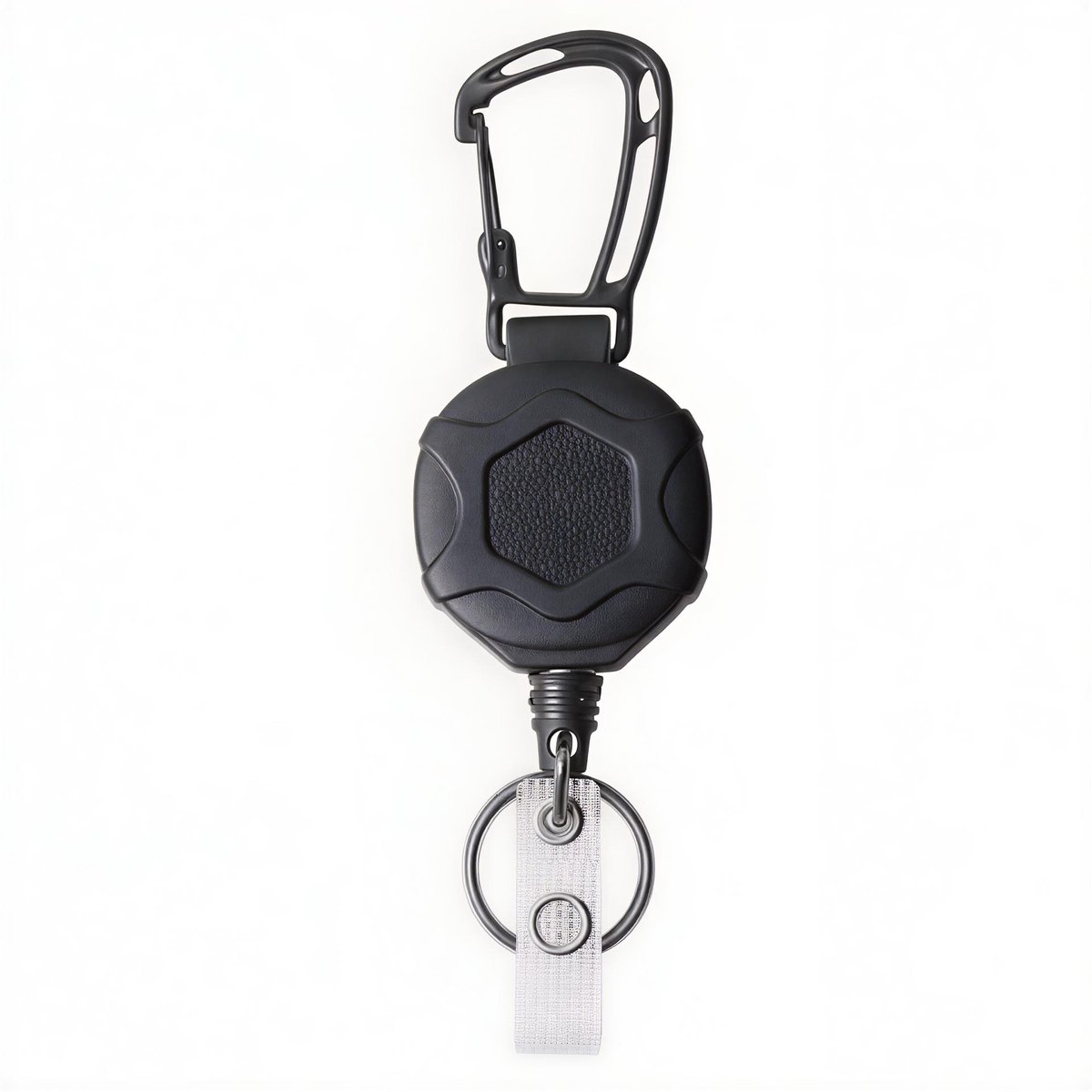 Intrekbare Heavy Duty Badge Haspel met Staalkabel – Sleutelhouder, ID Pasjeshouder en Veiligheidssnoer voor Werk en Beveiliging