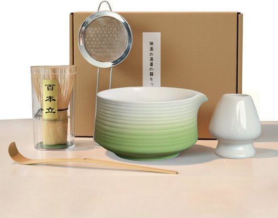 Matcha set Oriental in luxe cadeaudoos | Matcha thee