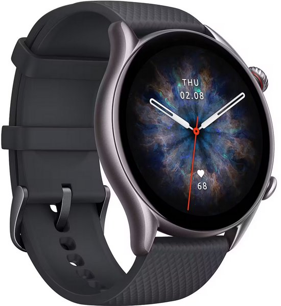 Amazfit GTR 3 Pro - Smartwatch - 46 mm - Midnight Zwart