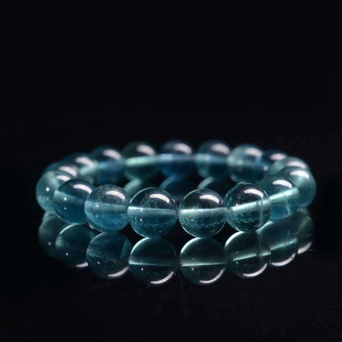 Blauwe Kristallen Armband – Natuursteen – Handgemaakt – Energie & Healing