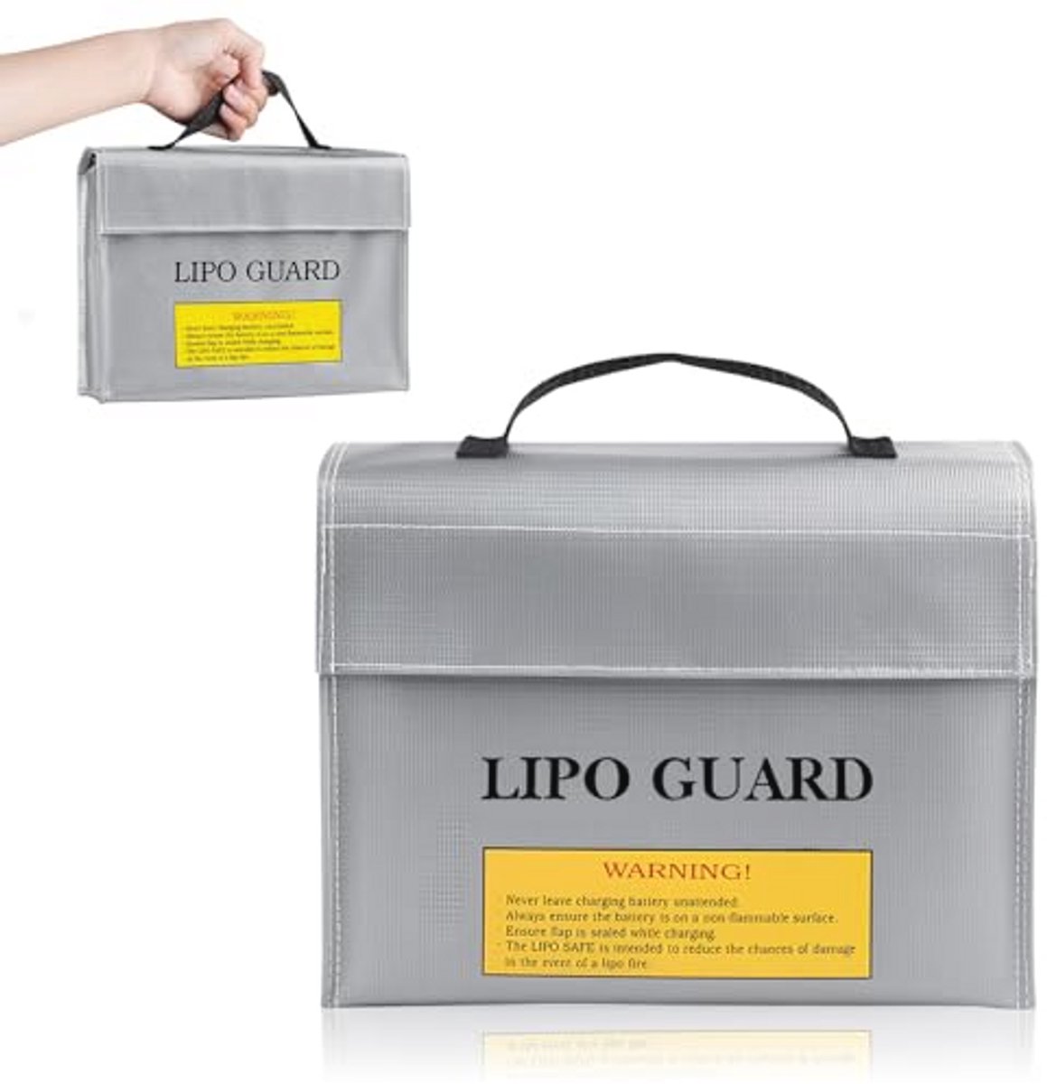 Vuurvaste batterijtas voor lithiumaccu's - explosiebestendig en veilig opbergen