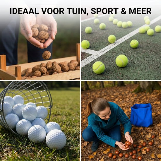 KanFix Notenraper met Telescopische Steel - Eikelraper - Notenverzamelaar - Fruitplukker van KanFix — afbeelding 3