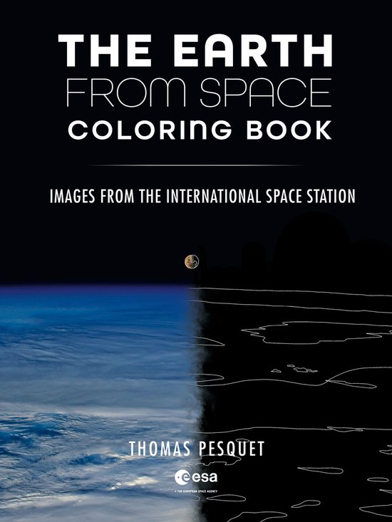 The Earth from Space Coloring Book - cover