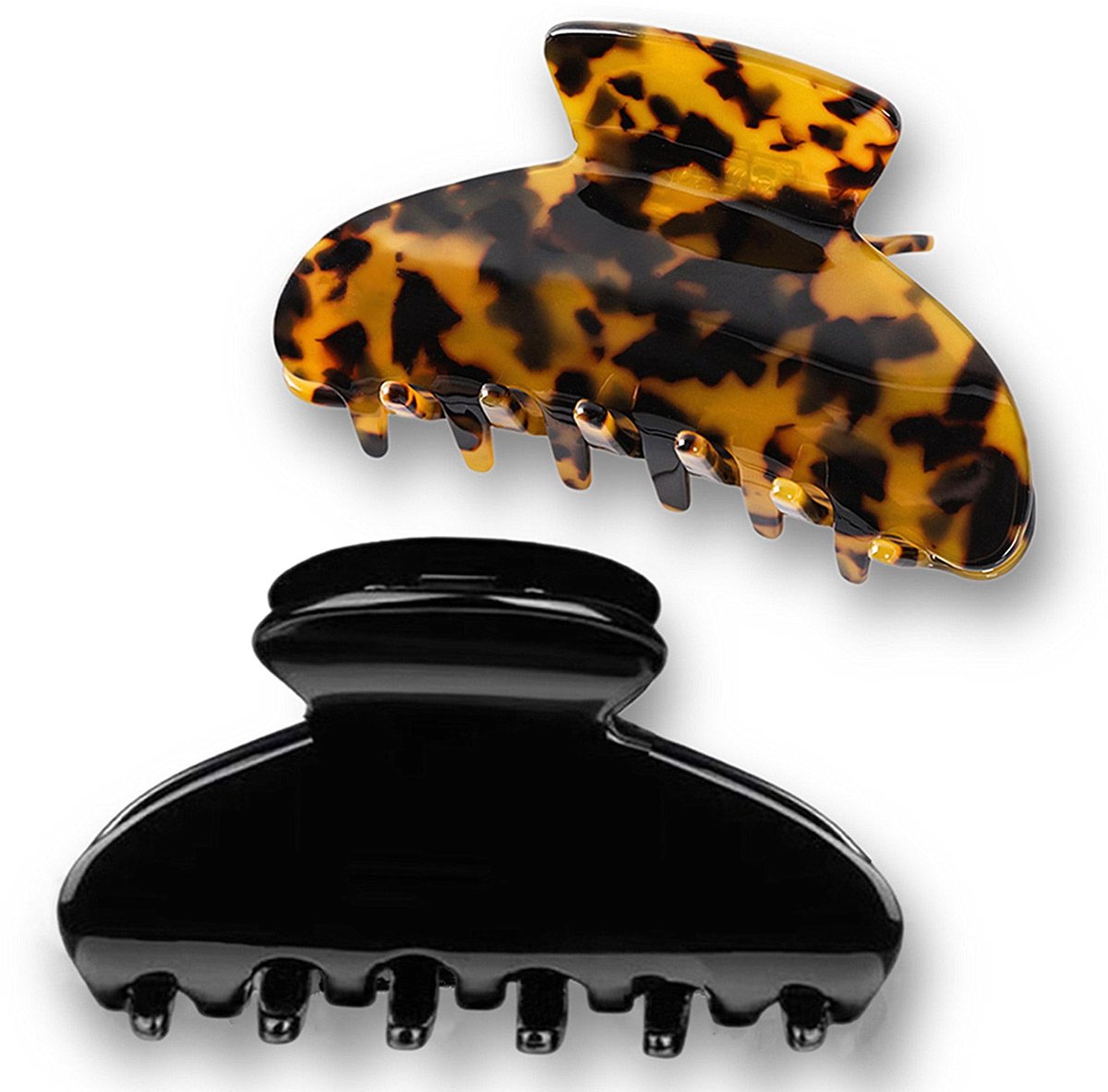 Grote klauwvormige haarspelden voor dames, 2-pack