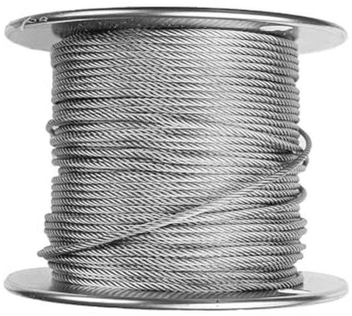 Roestvrij Stalen Kabel 3/32 Inch - 7 x 7 Strengen - 152 Meter Kwaliteit 304