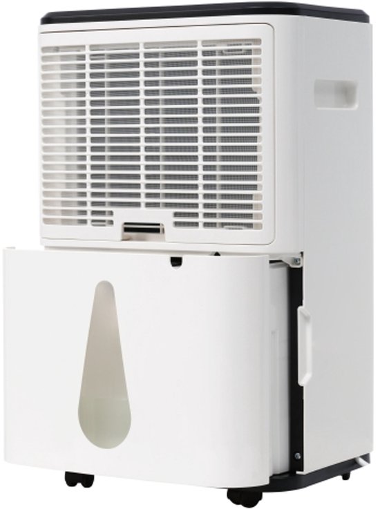 Luchtonvochtiger 53x33,5x26cm Wit Plastic Met 3 in 1 Functie 25L Per Dag Luchtreiniger Wäschetrockner 6L Watertank 24 Uur Timer Schimmel Vochtwerend LED Display Voor Slaapkamer Badkamer Kelder