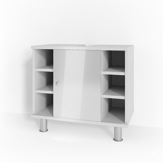 Meuble sous-vasque Fynn Blanc 80.2x54cm avec tiroir Vicco