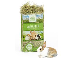 Weidehooi 1 kg - Natuurlijk Premium Hooi voor Konijnen, Cavia's en Hazen - Zongedroogd voor Optimale Spijsvertering en Tandslijtage