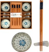 Lot De 6 Bols à Sauce En Céramique Fine Faits Main - Gris-Bleu - Parfaits Pour Sushi, Trempettes Et Épices