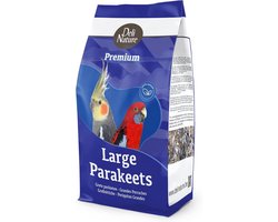 Deli Nature Premium Vogelvoer Zonnebloempitten 1 kg voor Grote Parkieten
