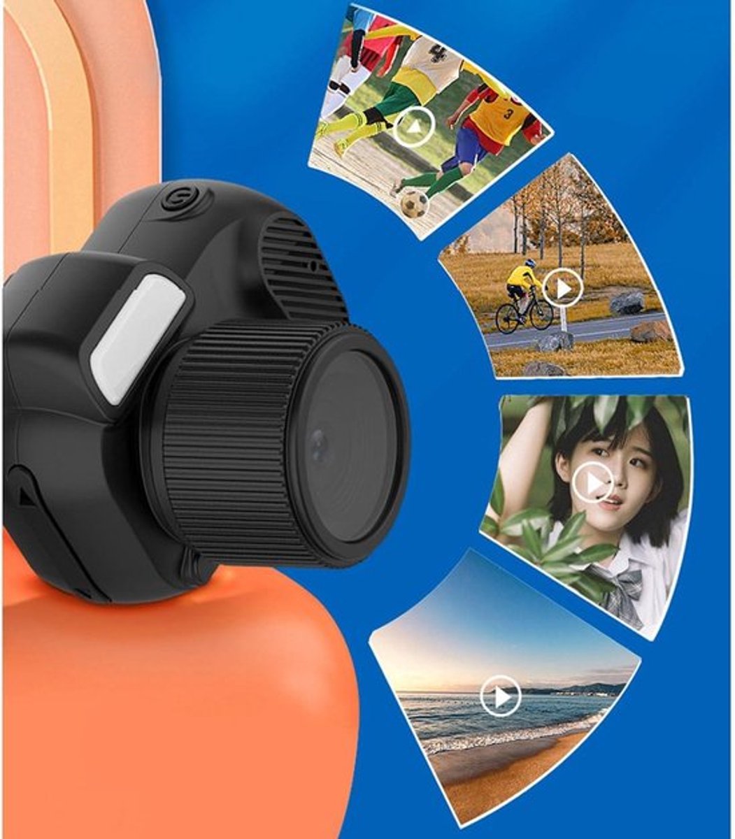 Draagbare Duimcamera met Scherm - 1080P 2 MP Mini Digitale Camera met Sleutelhanger