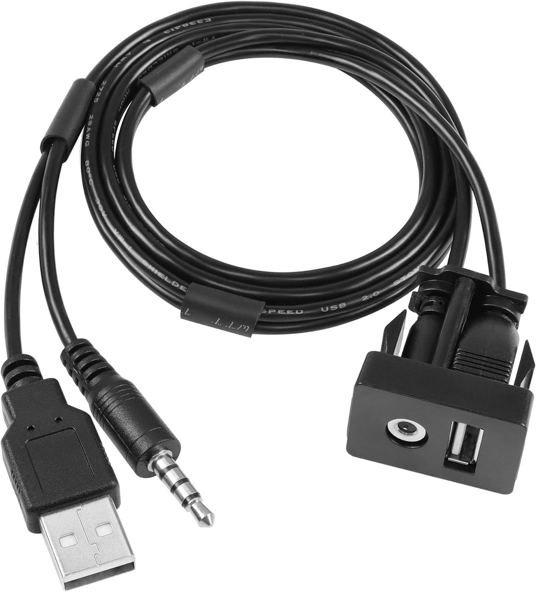 1 M Dash Panel Mount Kabel voor Auto, Boot en Motorfiets