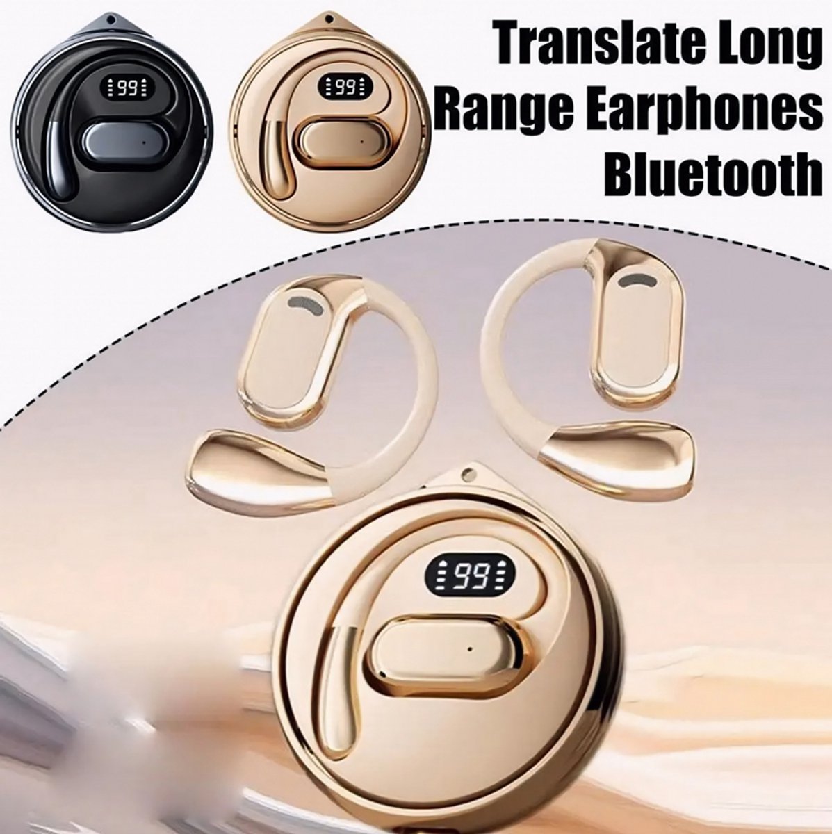 Draadloze Vertaal Oordopjes Bluetooth 5.4 thumbnail 5
