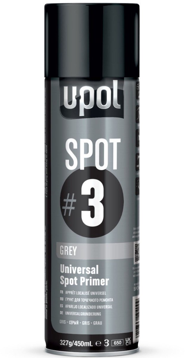 U-POL #3 Spotrepair Primer spuitbus 450ml
