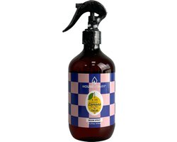 Housevitamin – Roomspray 500 ml – Citroen, Bergamot & Basilicum – Luxe Interieurparfum – Geurboost & Cadeau!