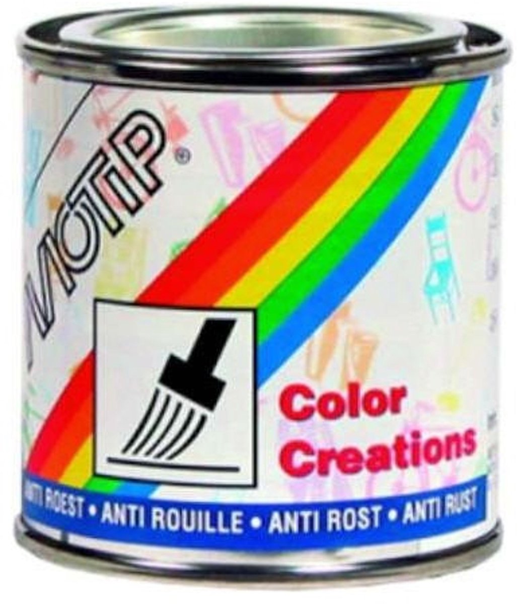 Motip 591601 Huis/Hobby Matlak - Mat Zwart - 100 ml