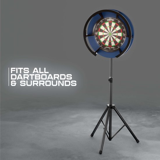 KOTO Heavy Duty Dartstandaard Incl. dartbordhouder, Geschikt voor Dartborden & Elektronische Dartborden, Verstelbare Hoogte voor Dartbord van KOTO — afbeelding 2