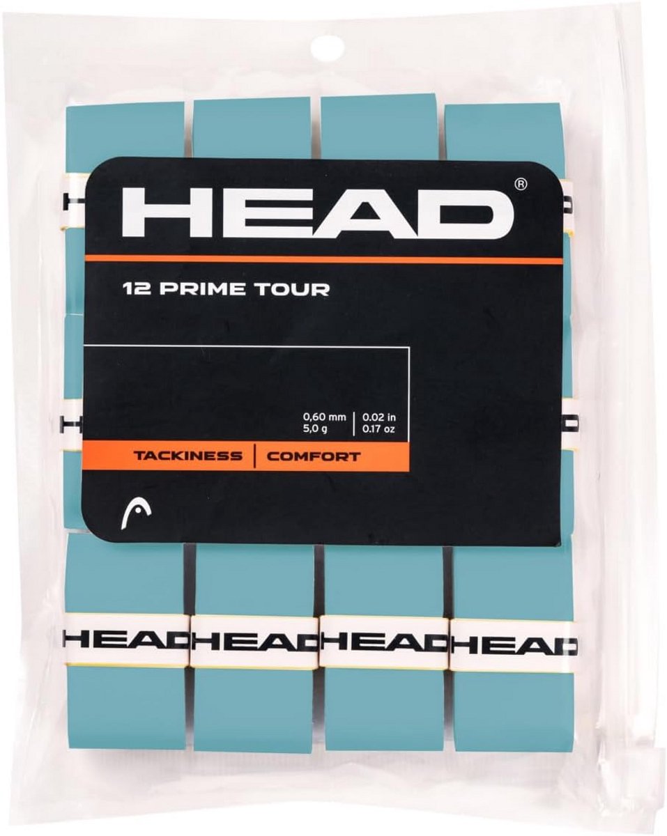 Prime Tour 12 stuks blauwe overgrips voor tennisrackets