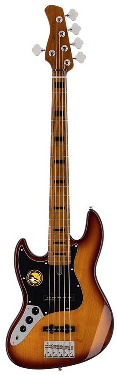 Sire V5 A5L/TS Marcus Miller Linkshandige 5-snarige Basgitaar Tobacco Sunburst