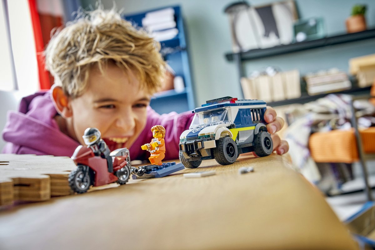 LEGO City - Politie Gevangenentransport Bouwpakket met Rollenspellen Speelgoed voor Kinderen - 60479 – foto 2