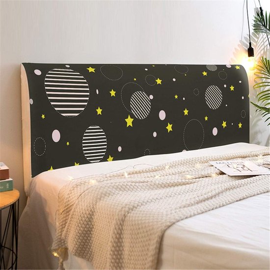 1 pièce-120cm housse de tête de lit-Housse de protection pour la tête de lit-Housse amovible- tout compris imperméable à la poussière-Protection -pour lit double, lit simple, lit, revêtement de tête de lit