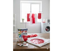 Eau Écarlate Coloria Textielverf Rood – Maxi Formaat – Kledingverf voor Wasmachine & Handwas – Herstelt en Verfrist Kledingkleuren