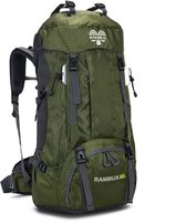 Sac à Dos Tactique 100L户外 Randonnée Militaire – Camping Trekking étanche, Bleu
