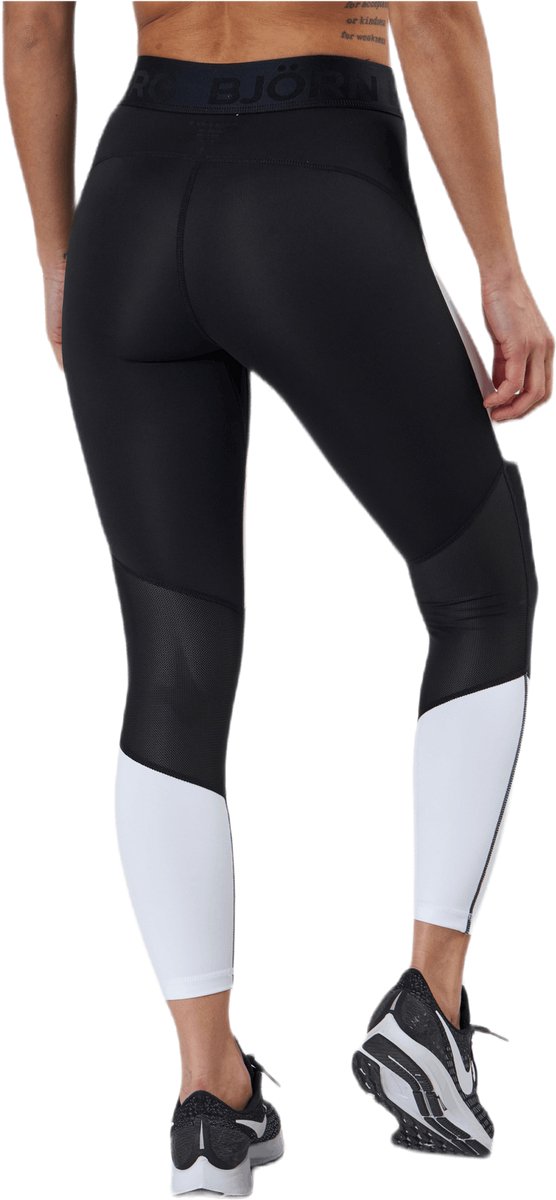 Björn Borg - Dames - Regular Block Tights - Multicolour/Wit/Zwart - Maat 36 van Bjorn Borg — afbeelding 3