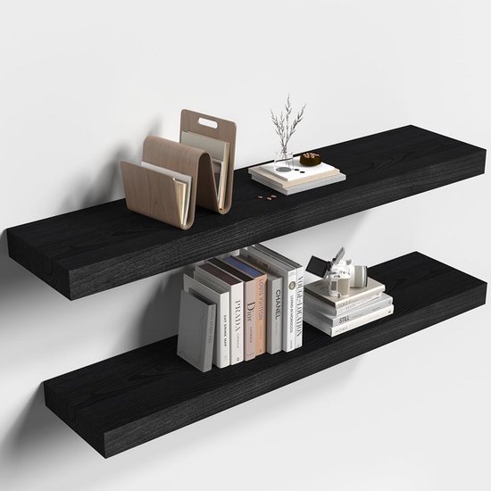 Wandplank set van 3 - Rustiek Zwevend - Per Set