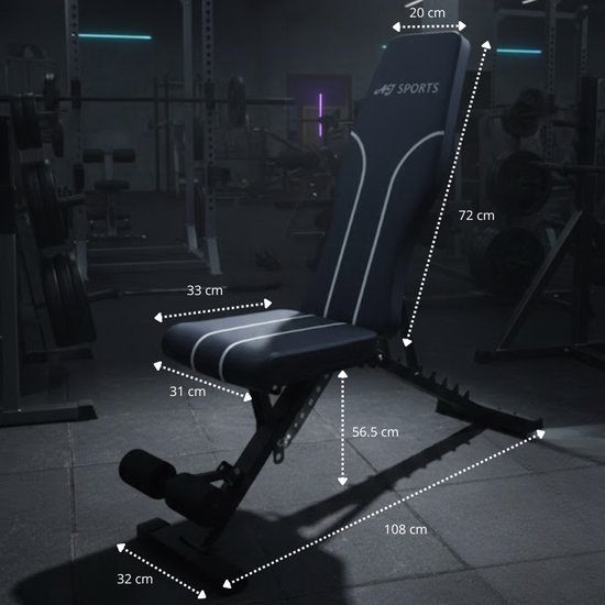 Banc de fitness réglable AJ- Sports