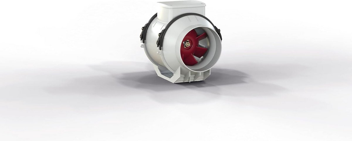 Krachtige Buisventilator 125 mm voor Afzuiging - 365 m³/u