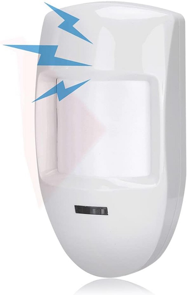 Universele 12V PIR Bewegingsmelder met Alarm voor Beveiligingssystemen