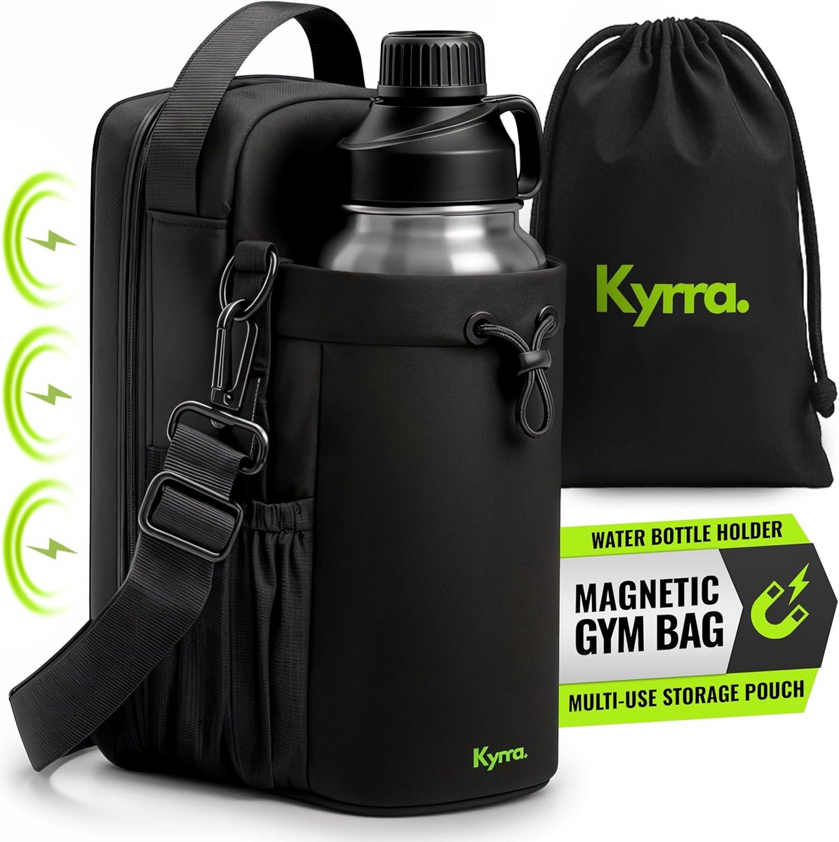 Magnetische Sporttas met Waterfleshouder voor Training en Reizen