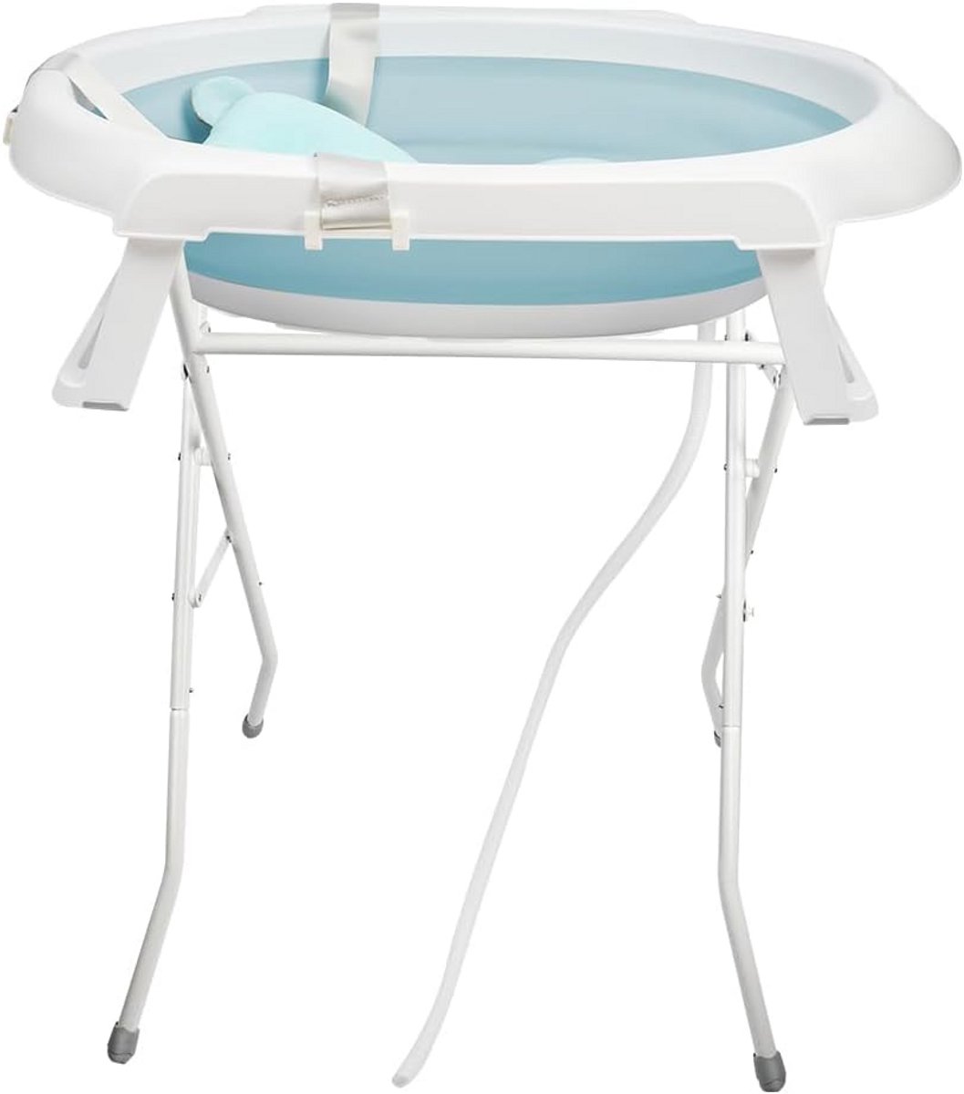 Opvouwbare Babybadkuip met Standaard en Antislip - Draagbaar en Ergonomisch